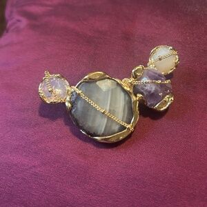 Handmade Real Stone Charm
